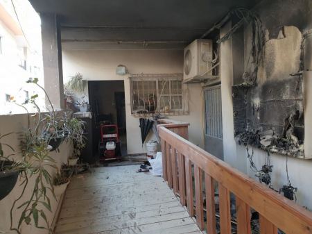 اندلاع حريق بمنزل في مدينة أن الفحم 